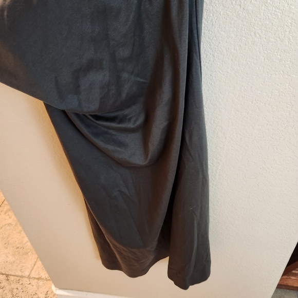 COS Sleeveless Wrap Gathered Green Evening Cocktail Dress Medium - Picture 3 of 9